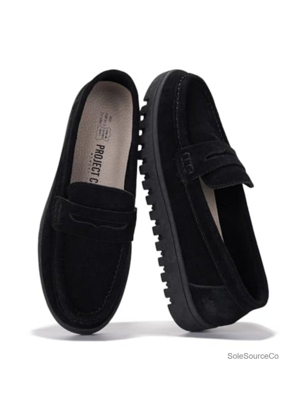 Genuine Leather Slip-On Loafers Mocc Casual Shoes